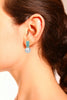 SARA EARRINGS BLUE